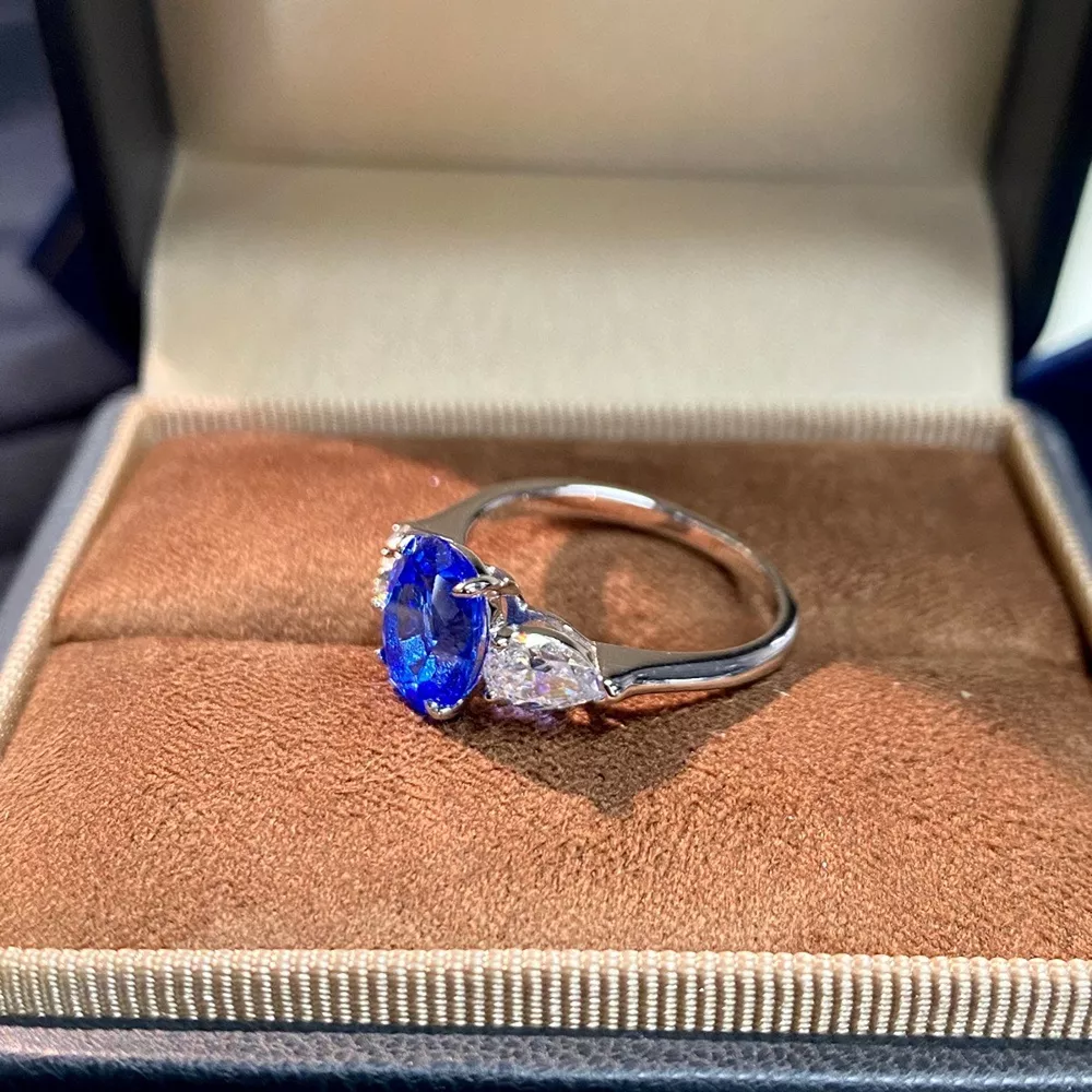 925 Sterling Silver Zircon Ring, image 2