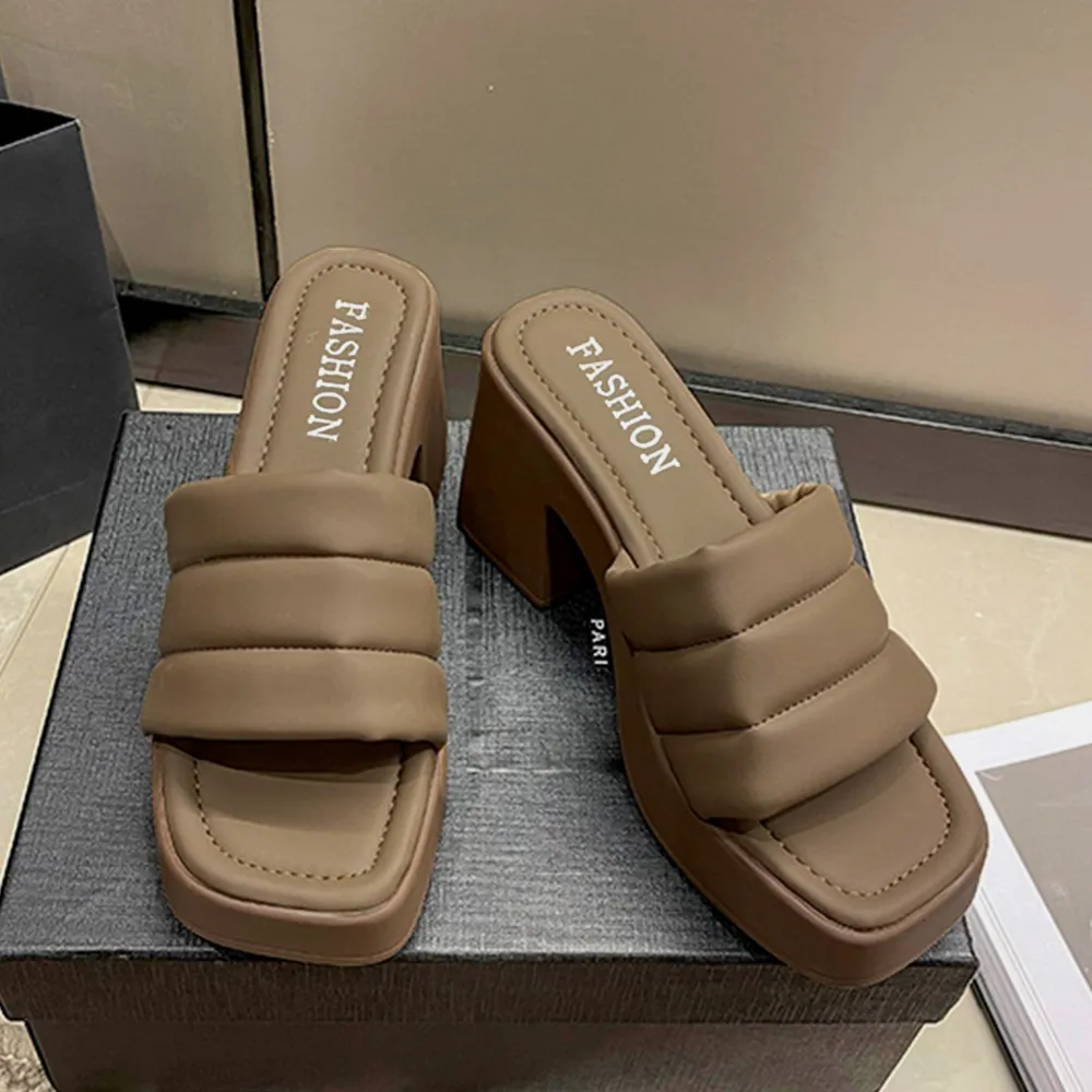 Open Toe Block Heel Sandals, image 7
