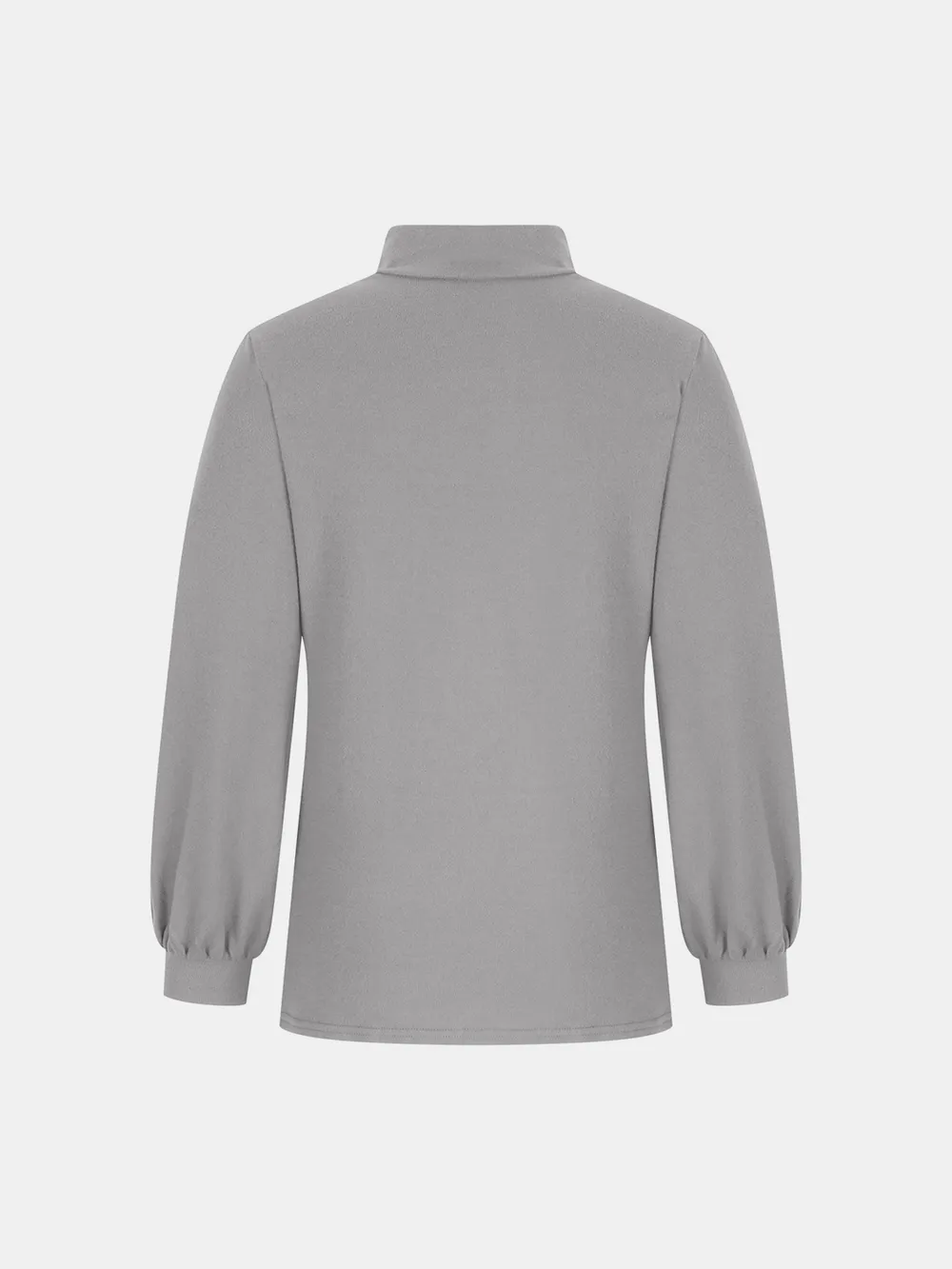 Full Size Mock Neck Long Sleeve T-Shirt, image 9