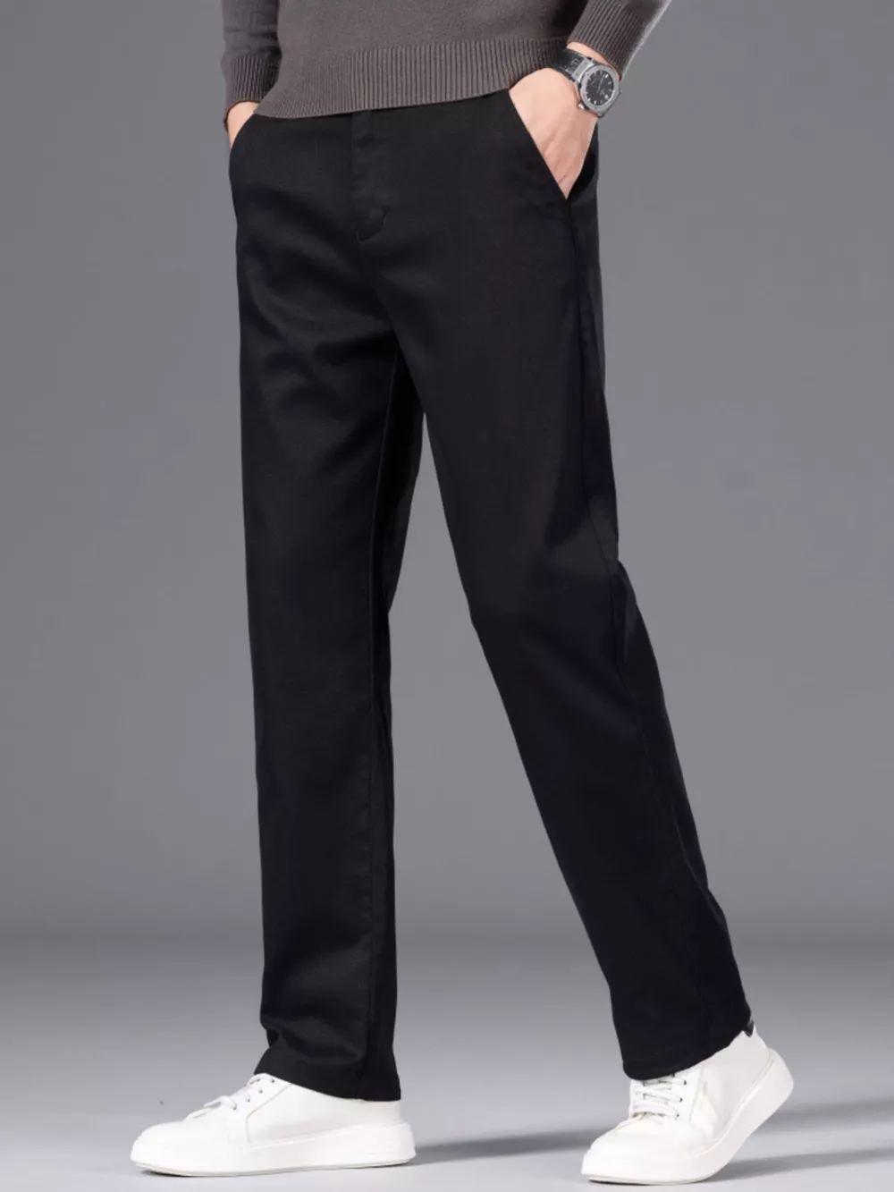 Men's Classic Straight-Leg Pants