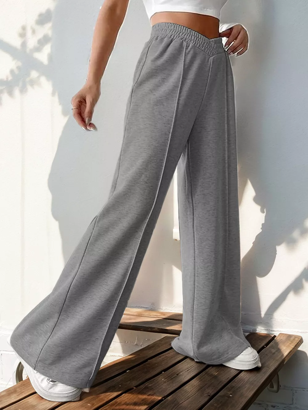 Wide Leg High Waist Pants, image 12
