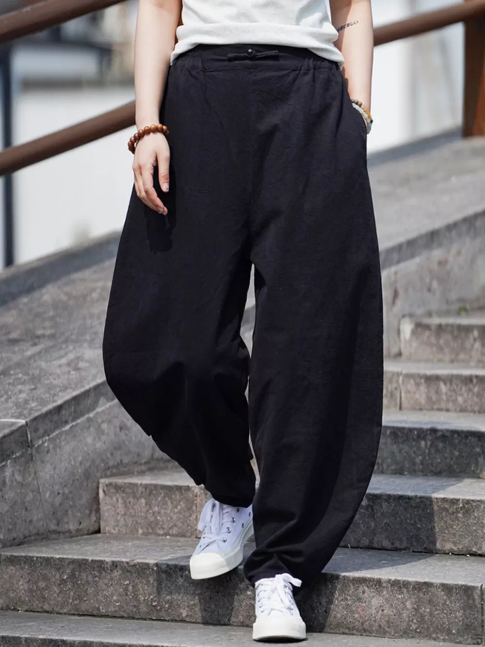 Men's Plus Size Wide Leg Pants, image 3