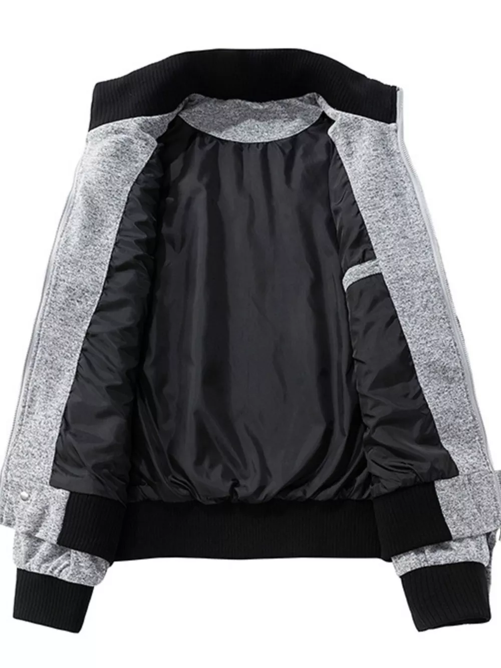 Men's Plus Size Thick Jacket and Pants Tracksuit Set, image 6