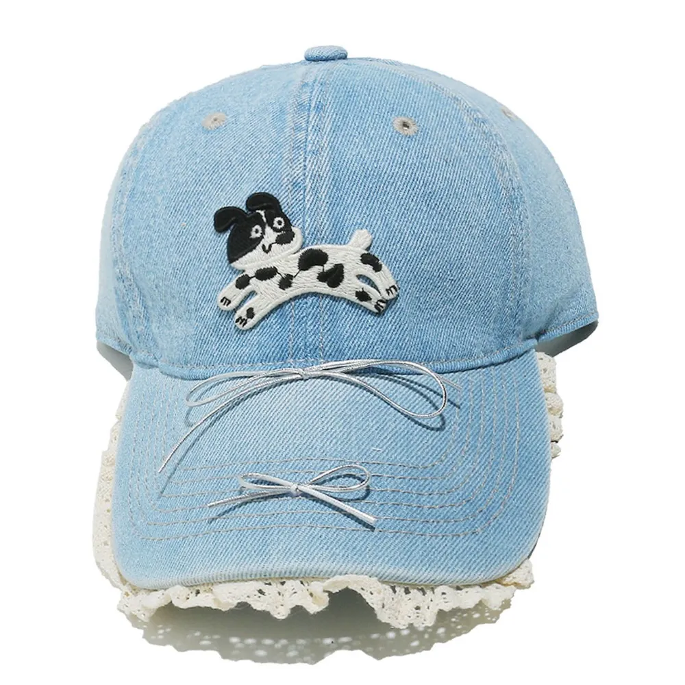 Dog Bow Adjustable Baseball Cap, image 3