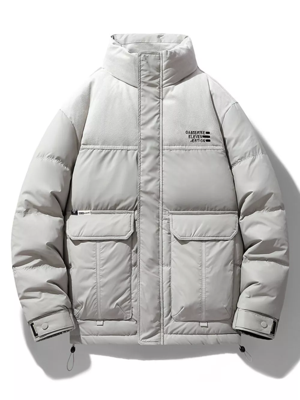 Men's Plus Size Urban Style Padded Coat, image 4