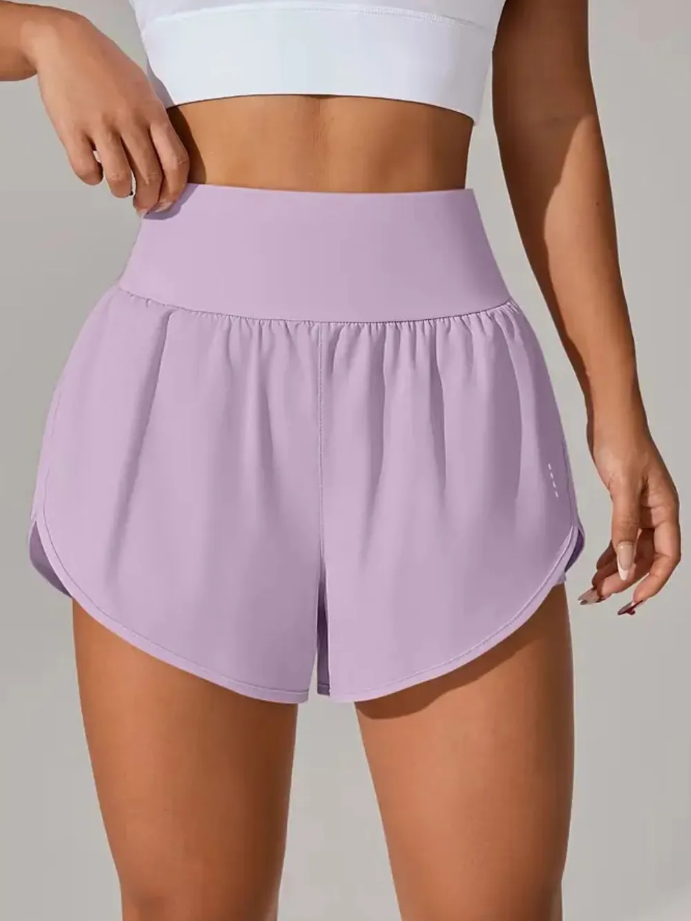Pocketed High Waist Active Shorts, image 15