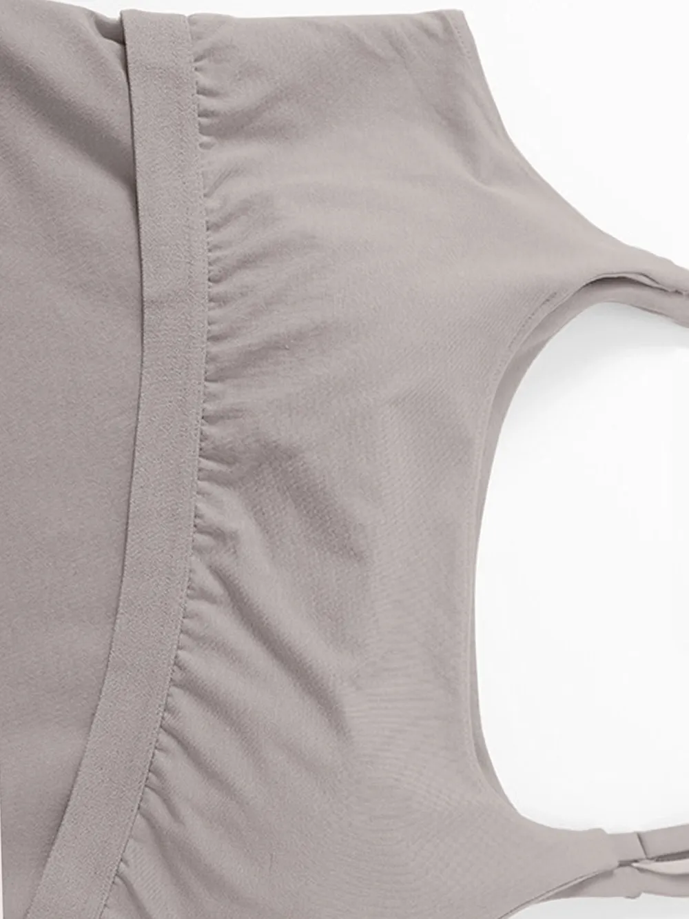 Scoop Neck Cropped Cami with Chest Pads, image 9