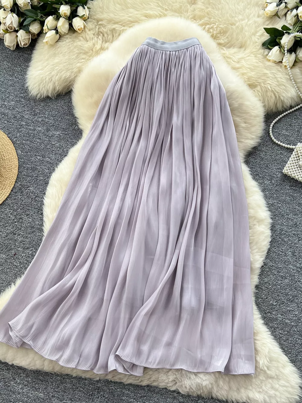High Waist Maxi Skirt, image 17