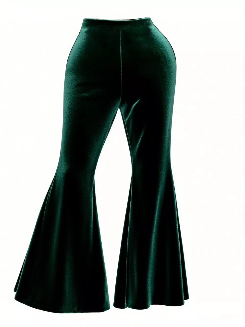Plus Size Velvet Flared Pants, image 6