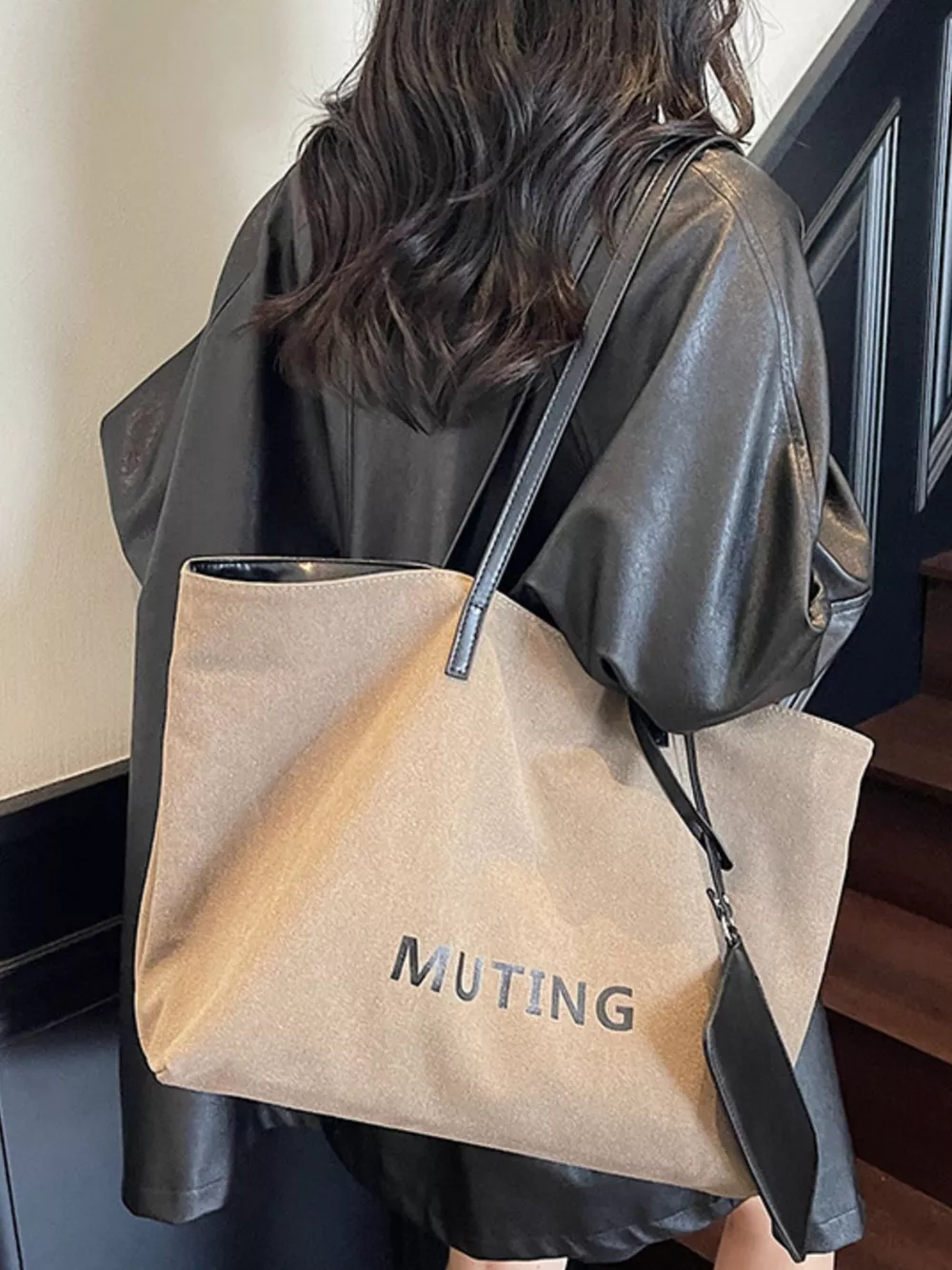 Casual Canvas Tote Shoulder Bag, image 2