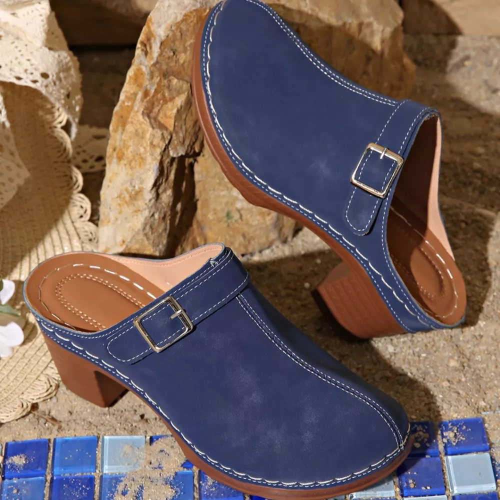 Round Toe Platform Slip-Ons, image 9