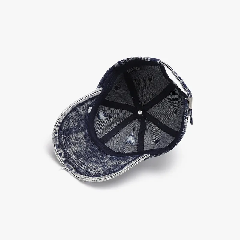 Distressed Cotton Baseball Cap, image 5