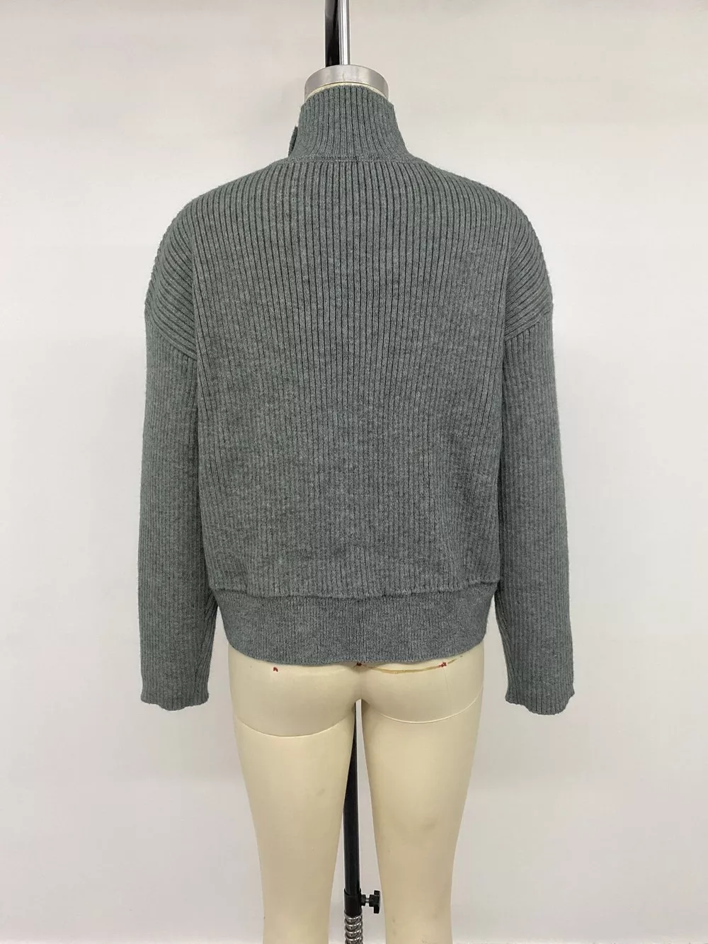 Turtleneck Button-Down Cardigan, image 14
