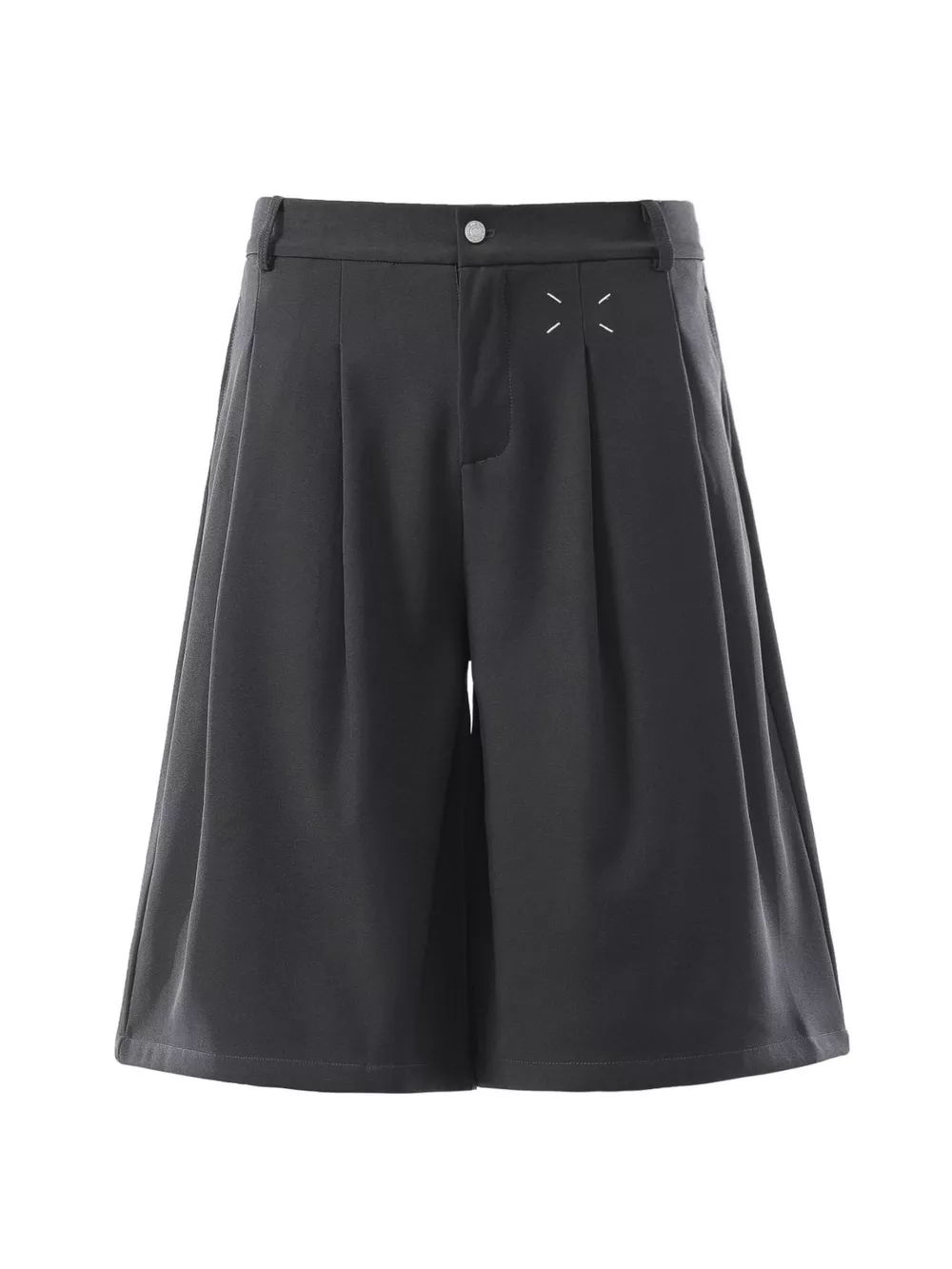 Men's Pleated Loose Fit Capris, image 2