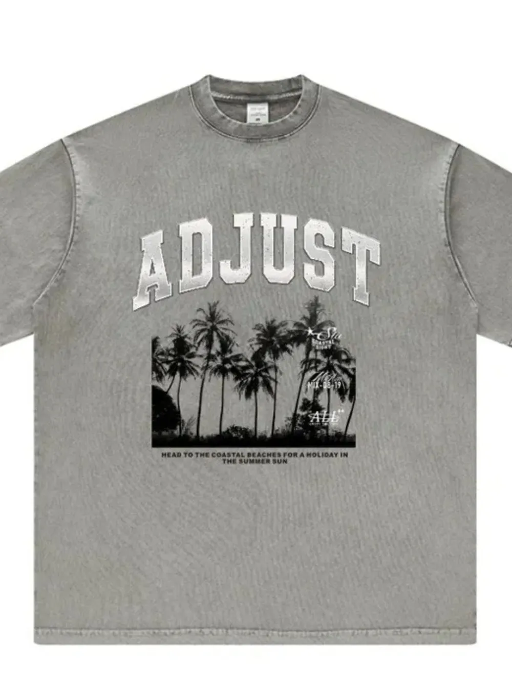 Men's Graphic Round Neck Short Sleeve T-Shirt, image 2