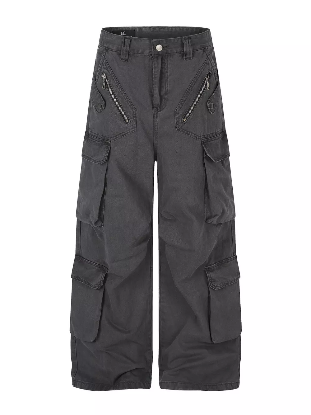Men's Wide Leg Cargo Pants, image 4