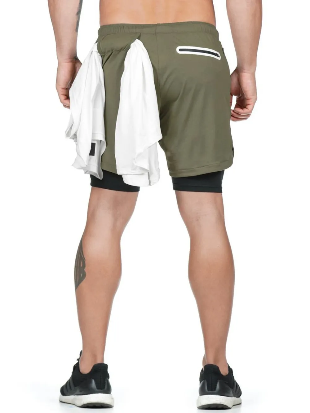 Men's Plus Size Drawstring Shorts, image 7
