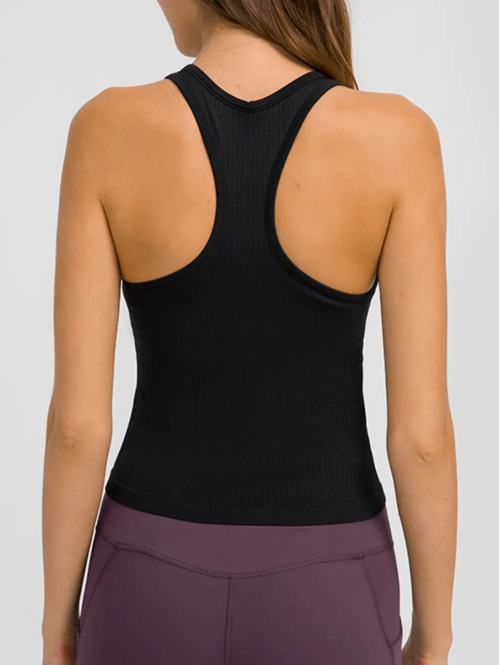 Round Neck Racerback Active Tank, image 9