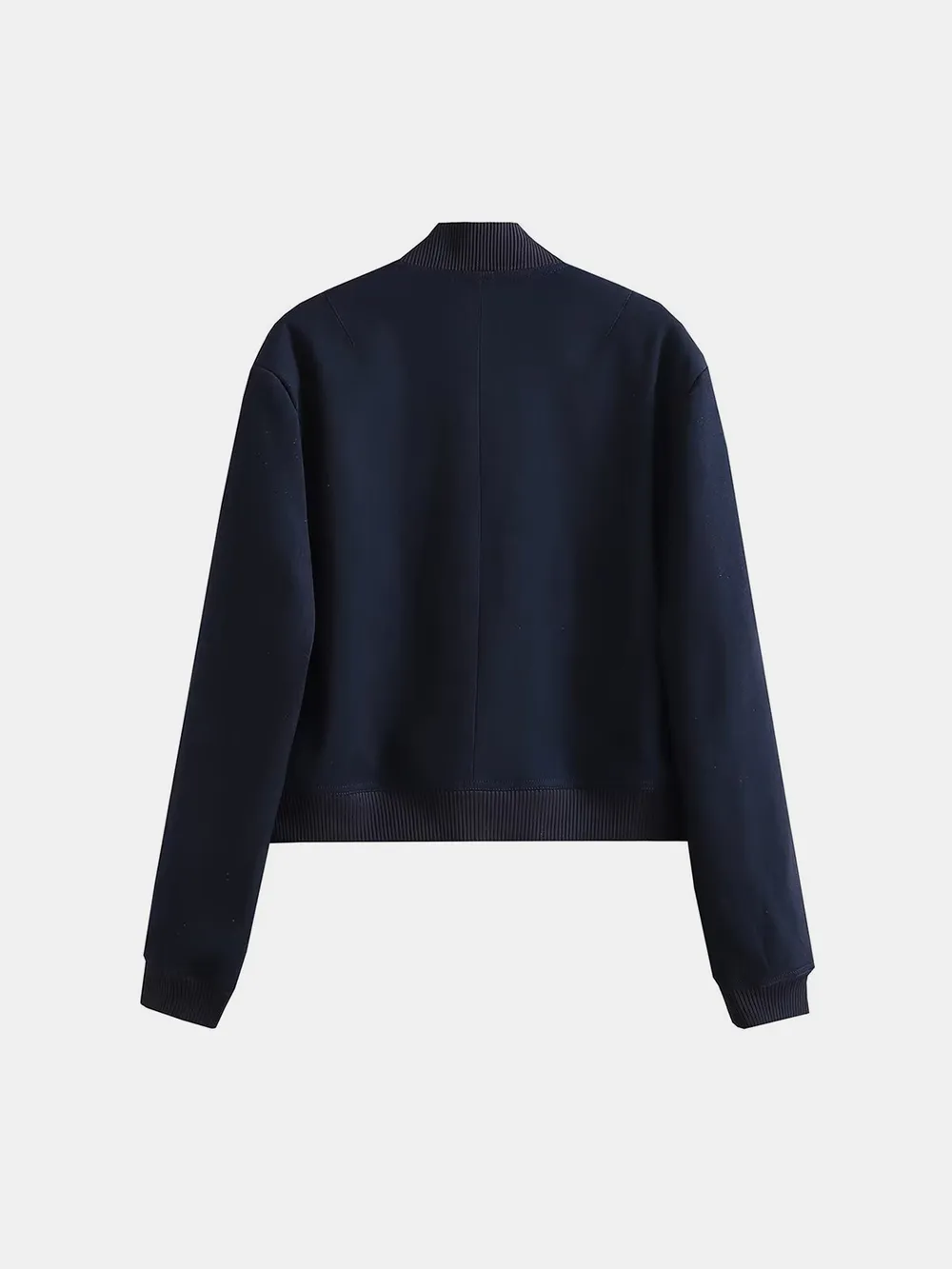 Pocketed Snap Down Baseball Collar Jacket, image 17