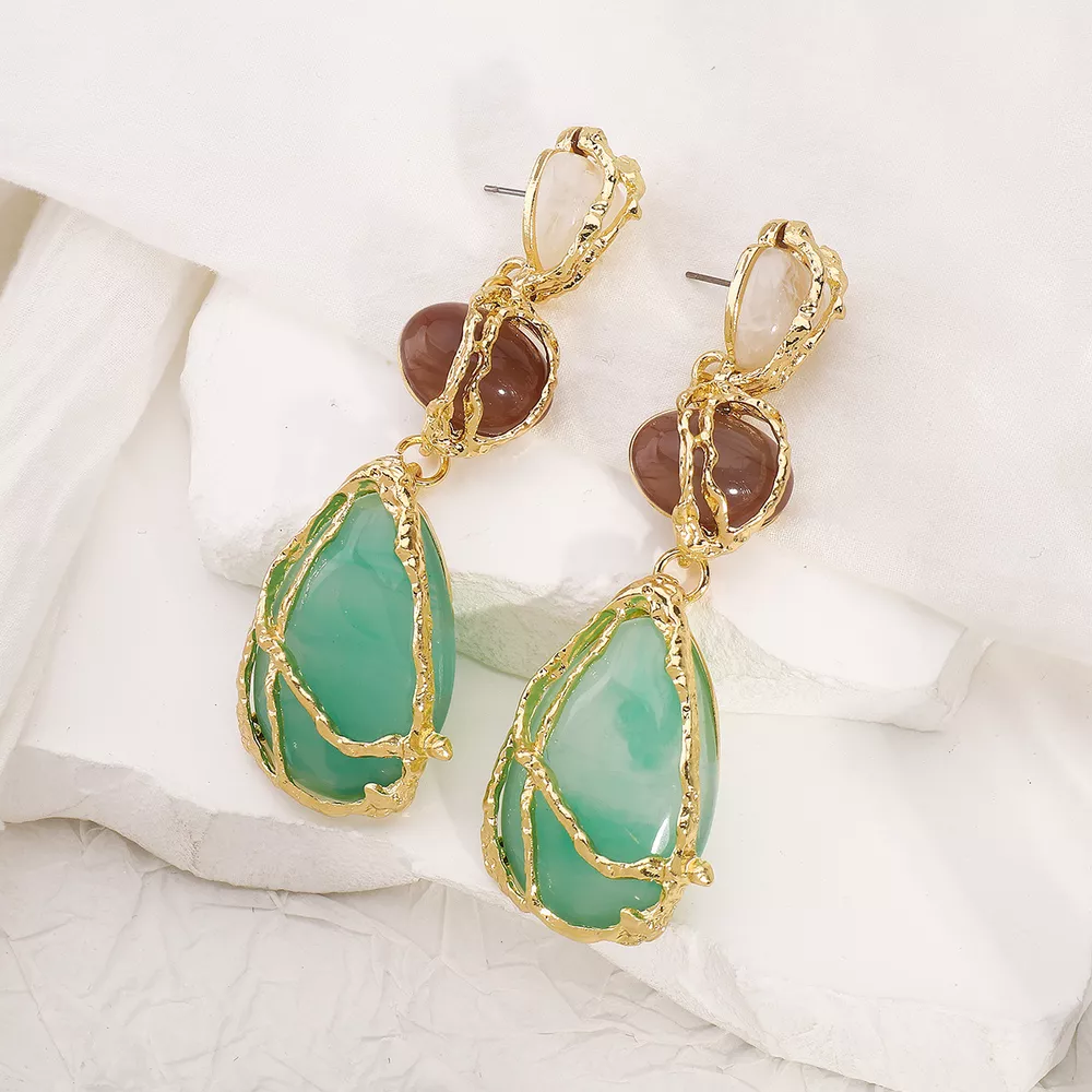 18K Gold-Plated Teardrop Earrings, image 5