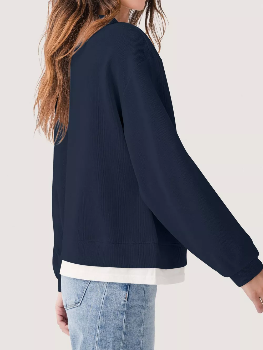 Oversized Crew Neck Sweatshirt, image 20