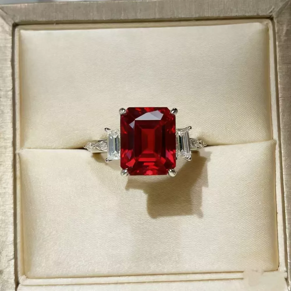 5 Carat Moissanite 925 Sterling Silver Ring