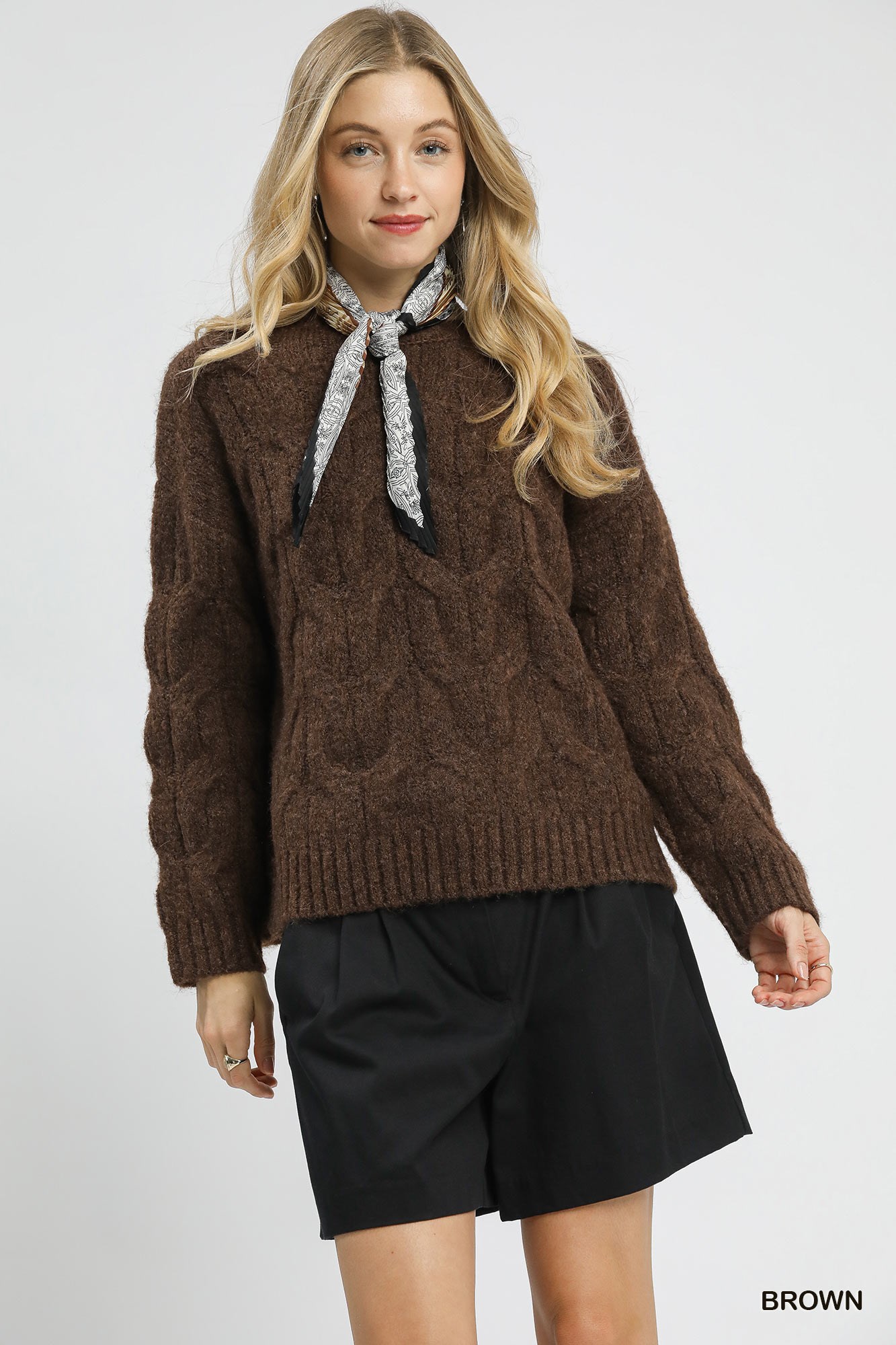 Cable Knit Cozy Sweater