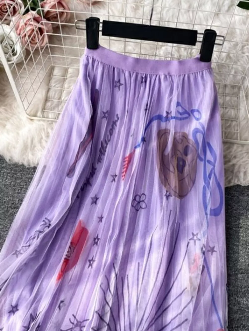 Printed Tulle Skirt, image 13