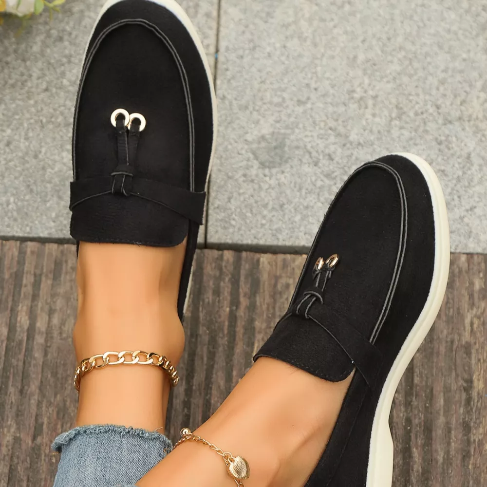 Casual Round Toe Slip-Ons, image 2