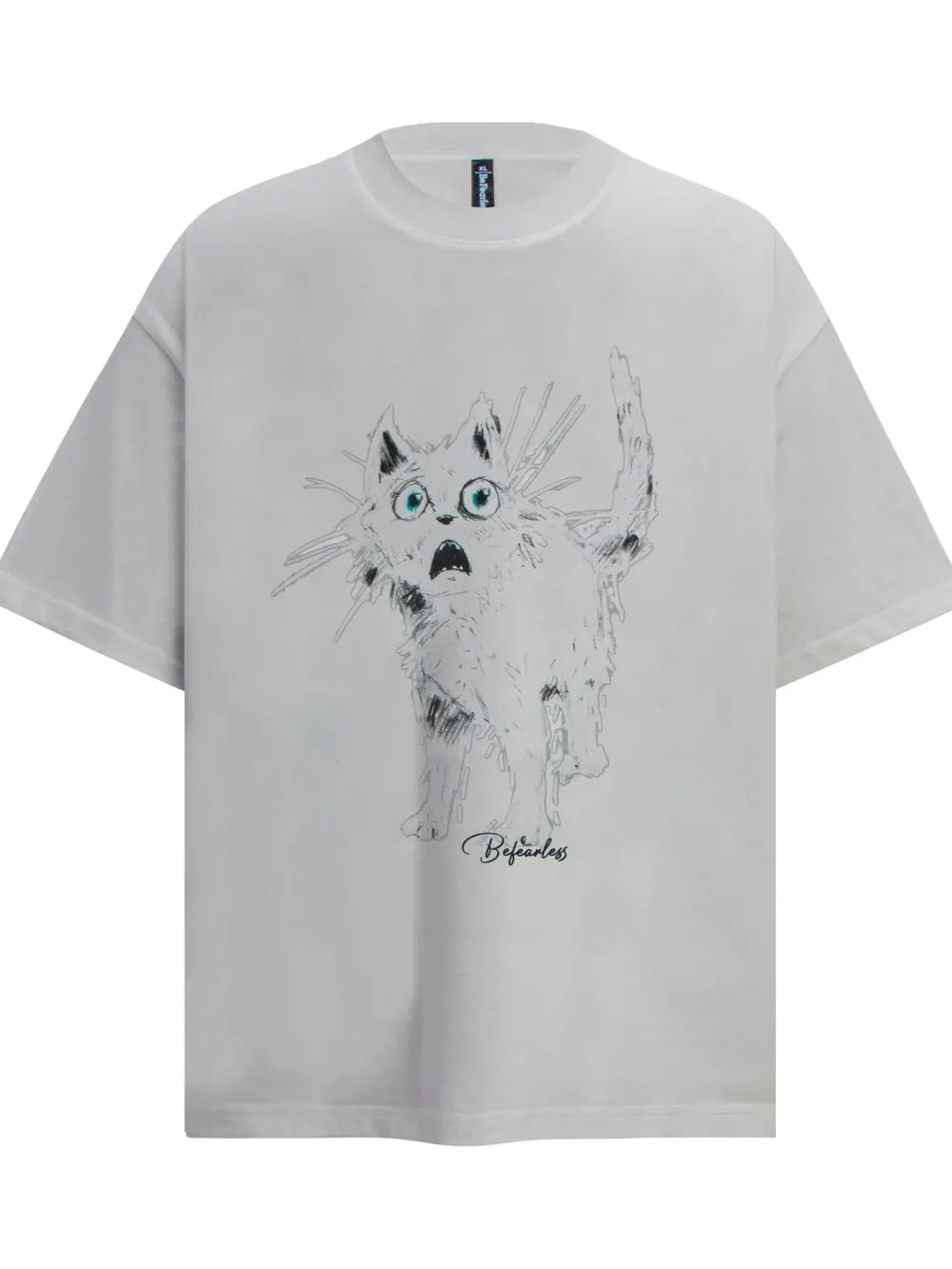 Men's Cat Round Neck Short Sleeve T-Shirt, image 2