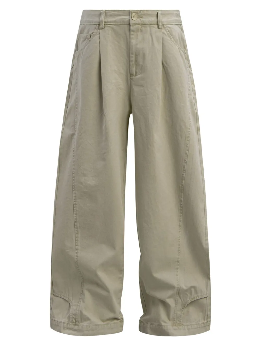 Men's Wide Leg Vintage Washed Pants, image 2