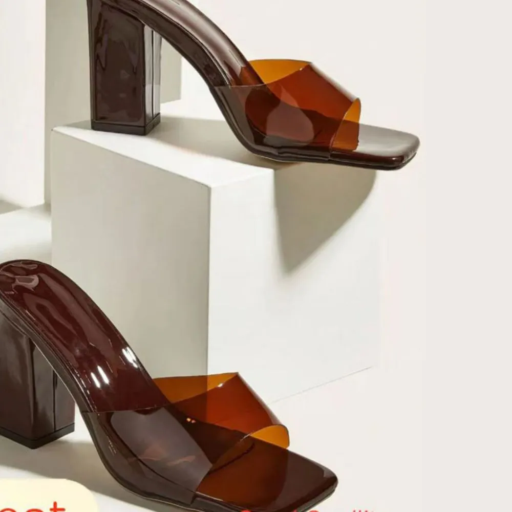 Square Toe Block Heels Sandals, image 3