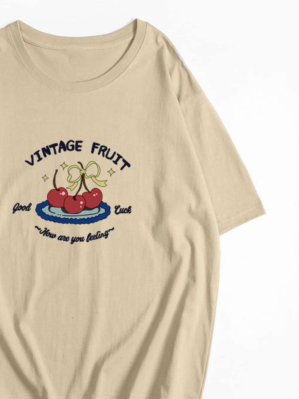 Plus Size Fruit Graphic Round Neck T-Shirt, image 14