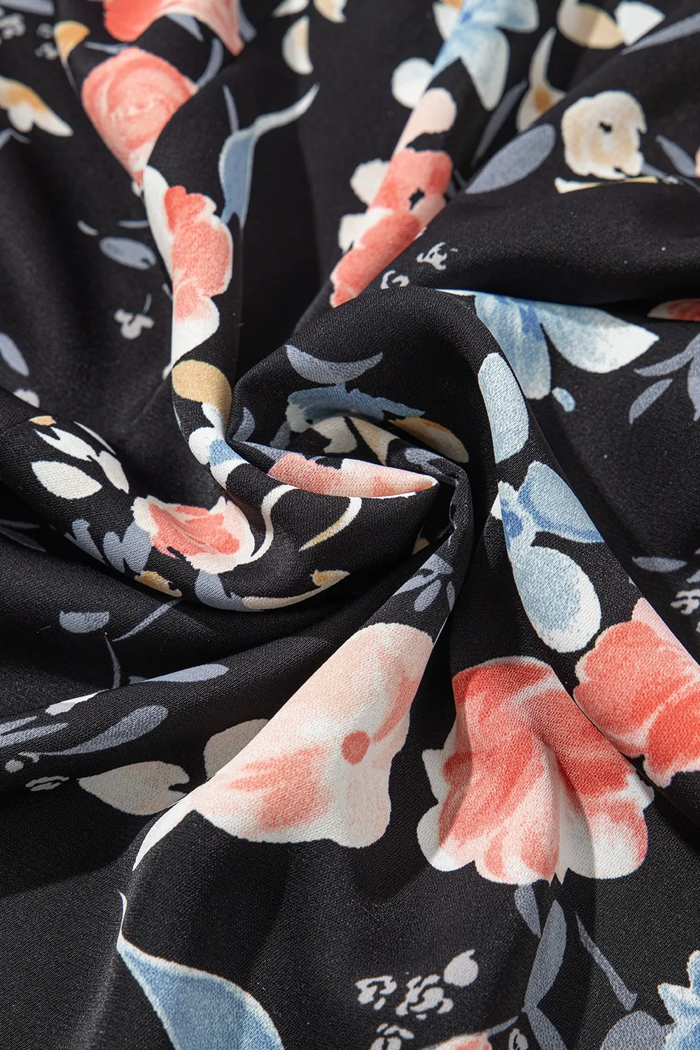 Floral Print Flounce Sleeve Midi Dress, image 16