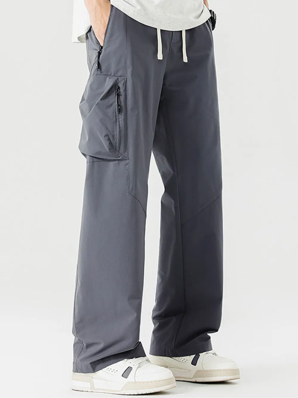 Men's Plus Size Relaxed Fit Cargo Pants, image 4