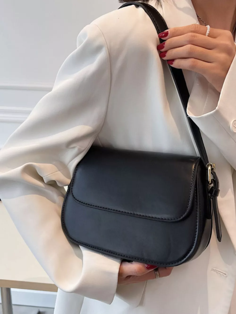 PU Leather Shoulder Bag, image 3