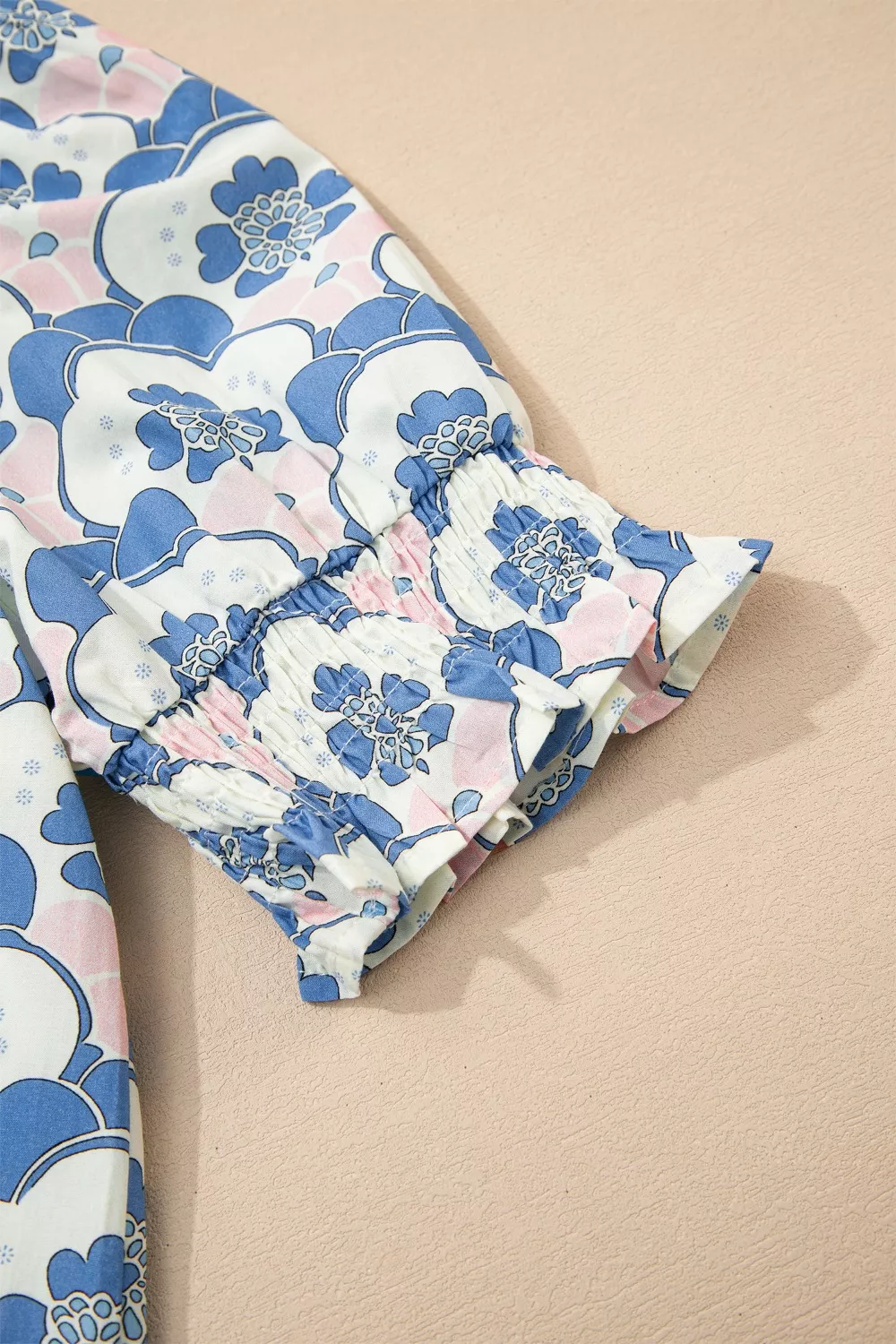 Floral Print Puff Sleeve Blouse, image 11