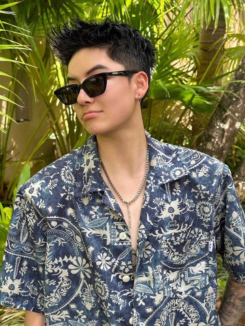 Men's Vintage Print Short Sleeve Shirt, image 2