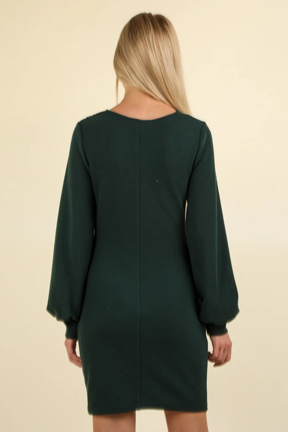 Ruched Detail Bodycon Mini Dress, image 2