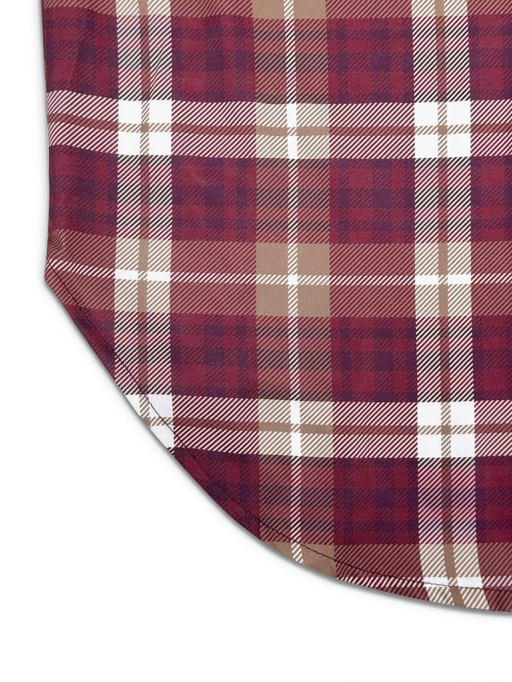 Plus Size Plaid Long Sleeve Mini Shirt Dress, image 6