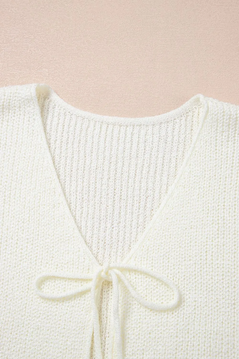 Double Tie V Neck Sweater Vest, image 12