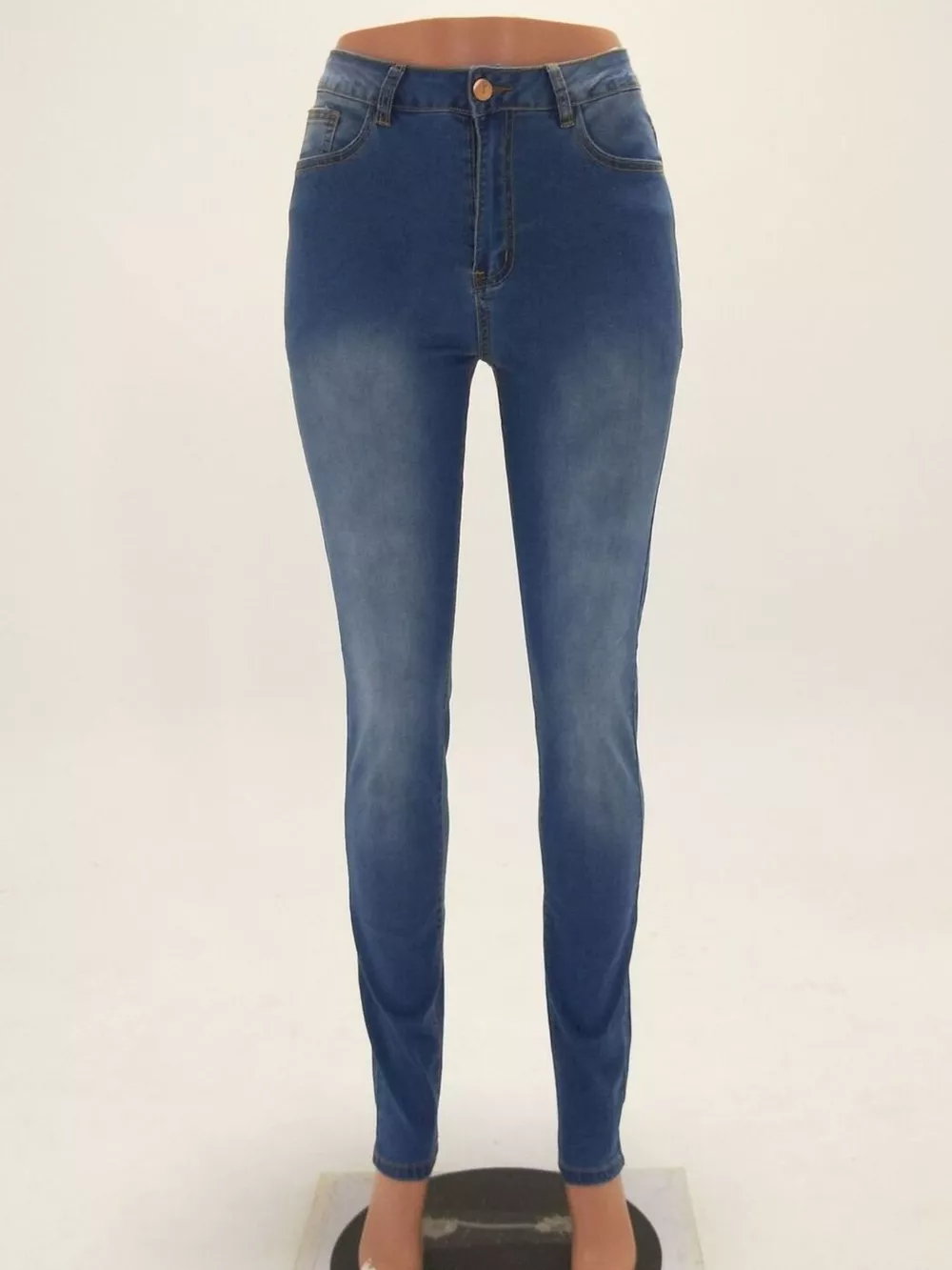 High-Waisted Skinny Jeans, image 3