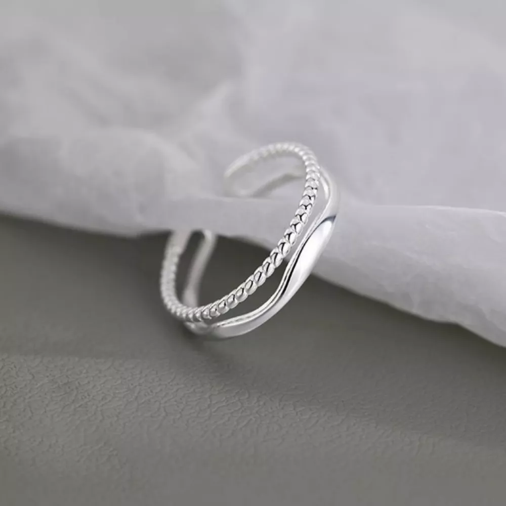 925 Sterling Silver Open Ring, image 2