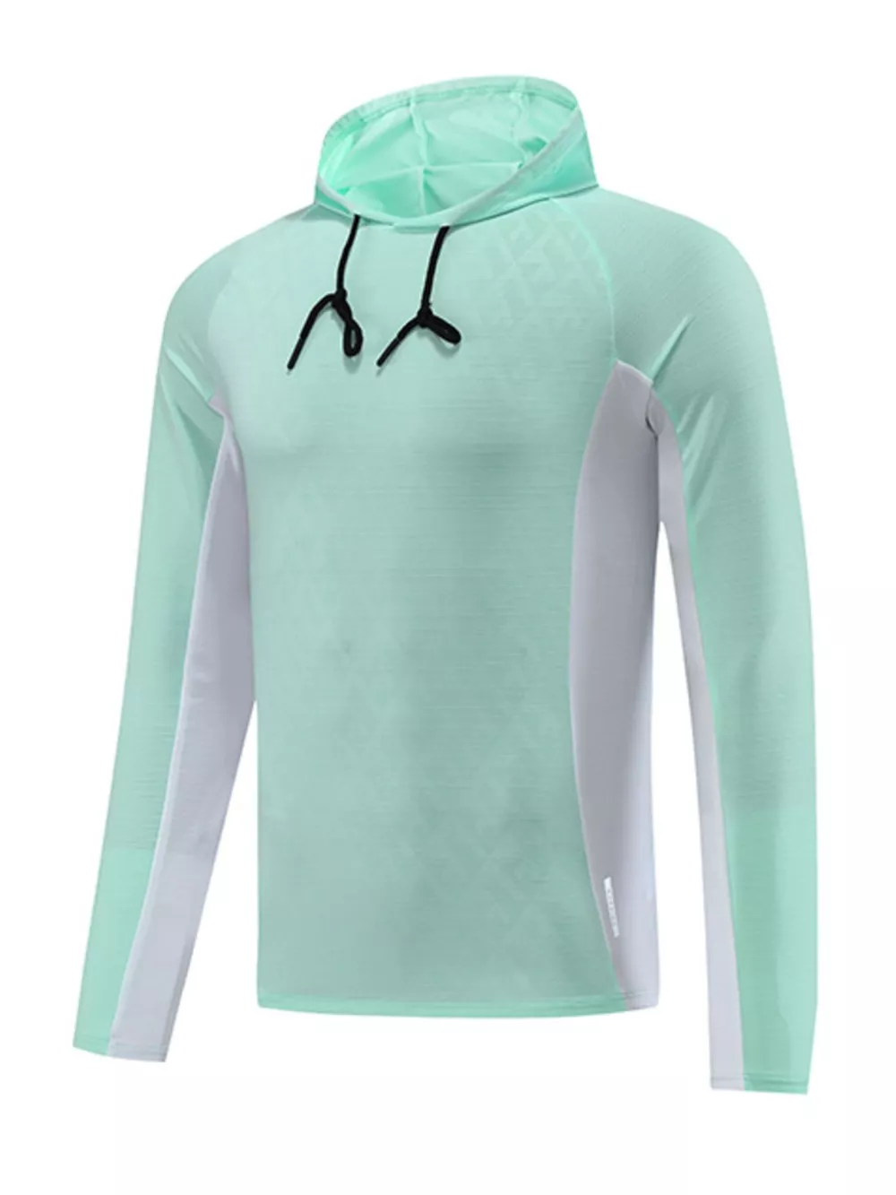 Men's Plus Size Raglan Sleeve Athletic Fit Hoodie, image 6