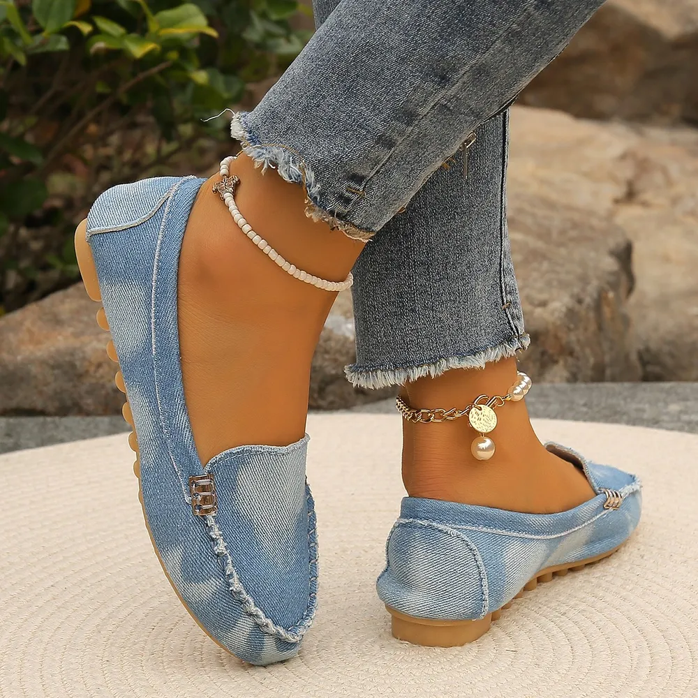 Round Toe Flat Loafers, image 3