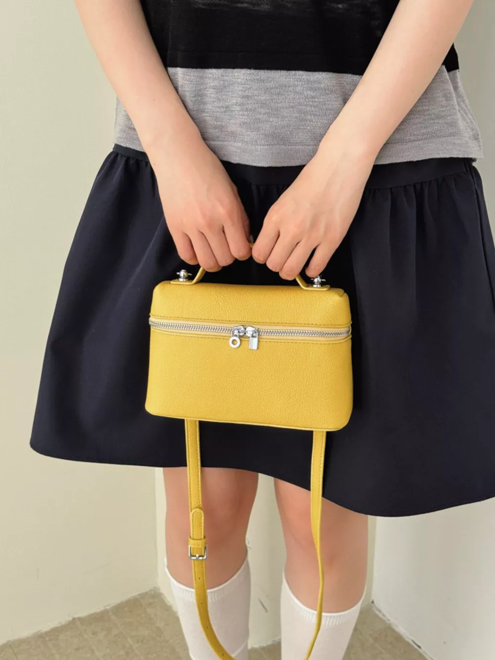 Textured Zipper Crossbody Bag, image 6