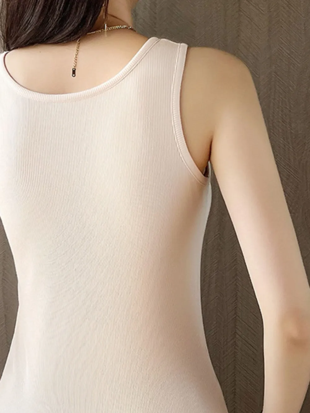 Round Neck Wide Strap Tank, image 14