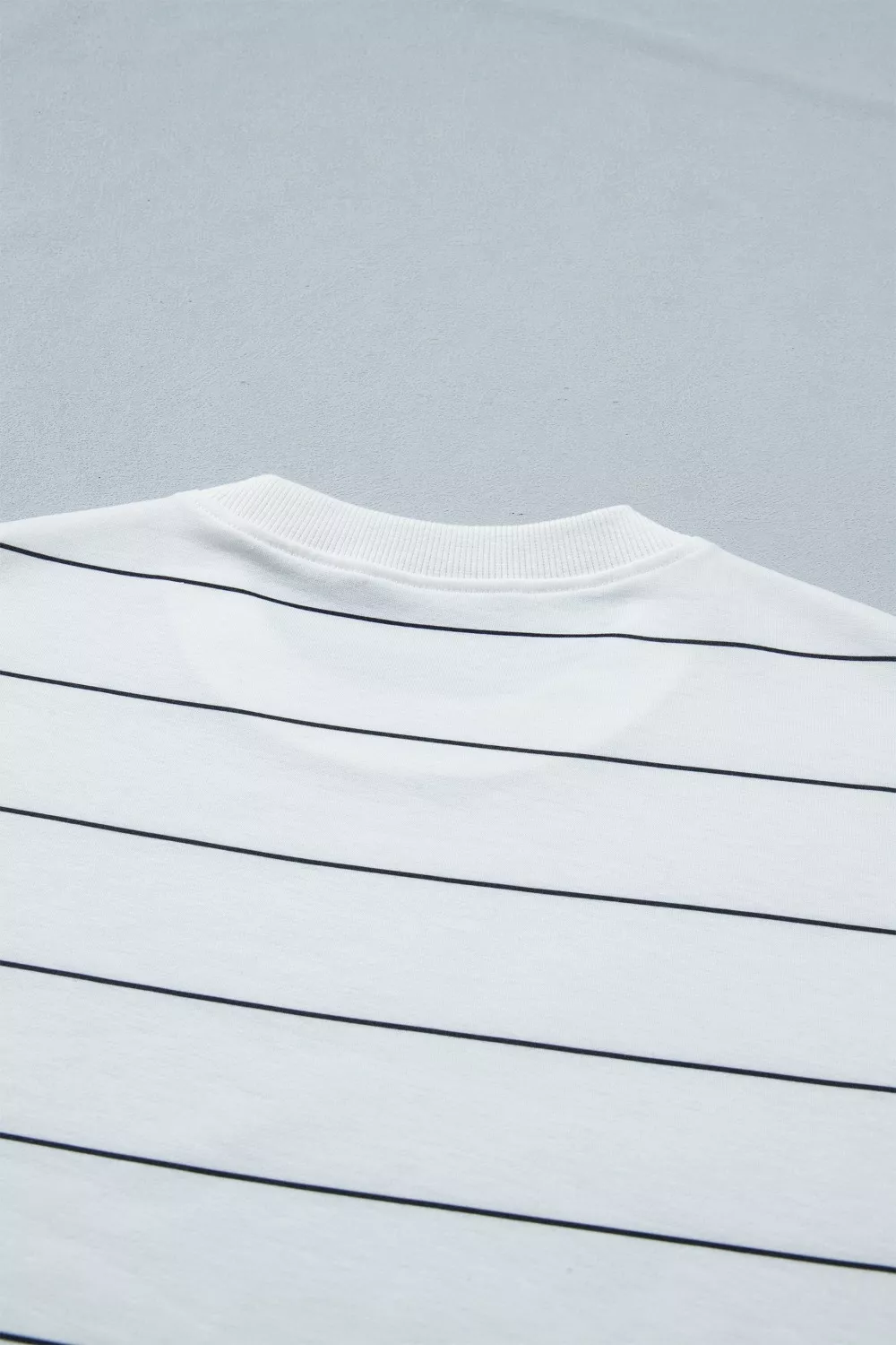 Stripe Half Sleeve Tee and Drawstring Shorts Set, image 9