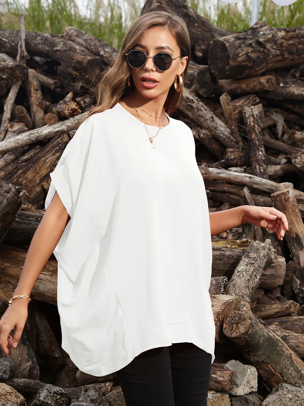 Round Neck Short Sleeve T-Shirt, image 9