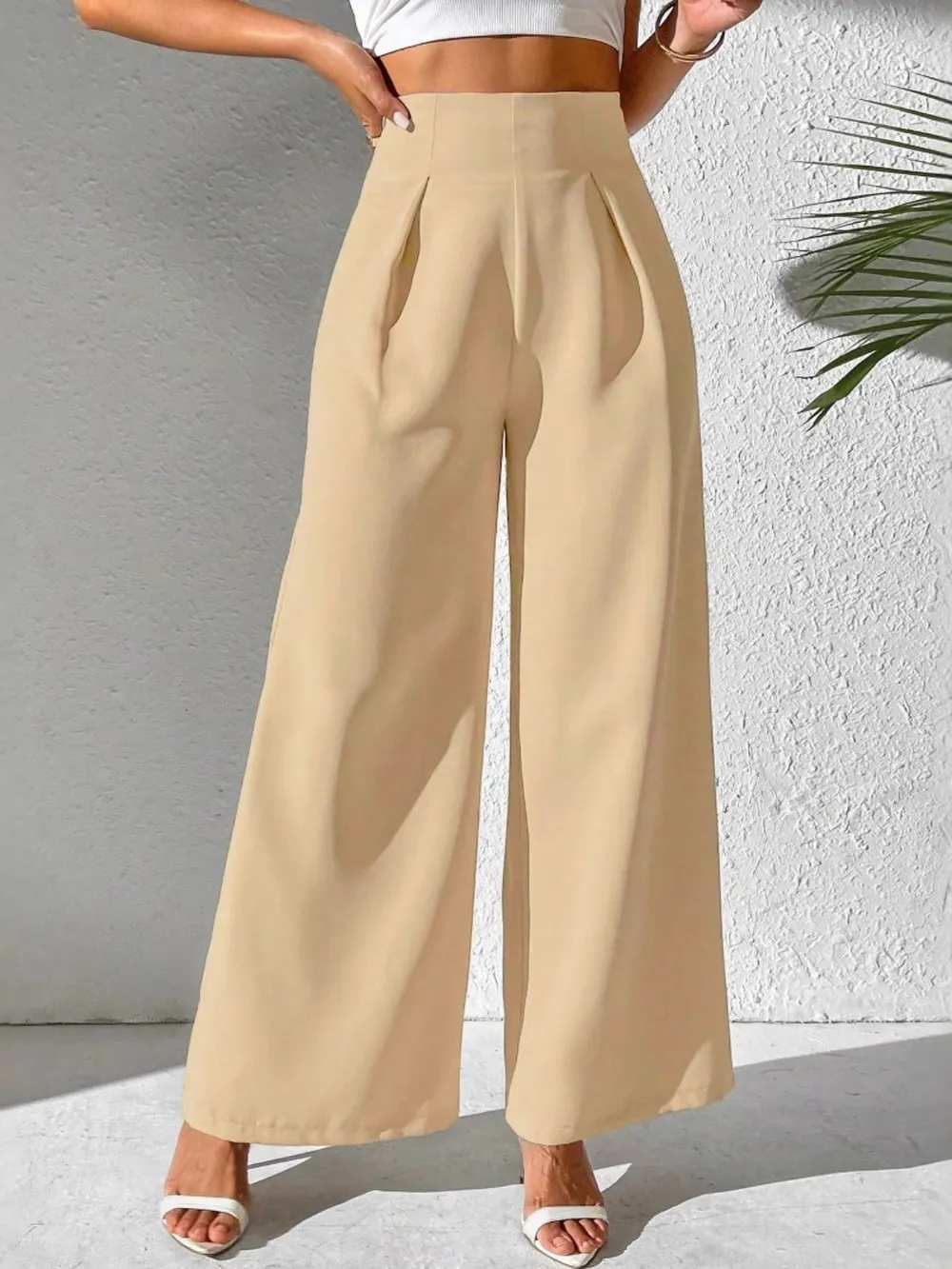 Wide Leg High Waist Pants, image 7